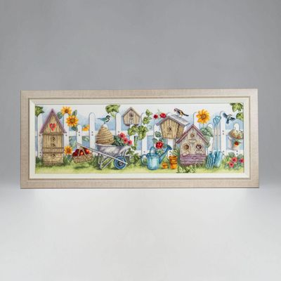 Charivna Mit Cross-Stitch kit M-451C "Bird Yard"