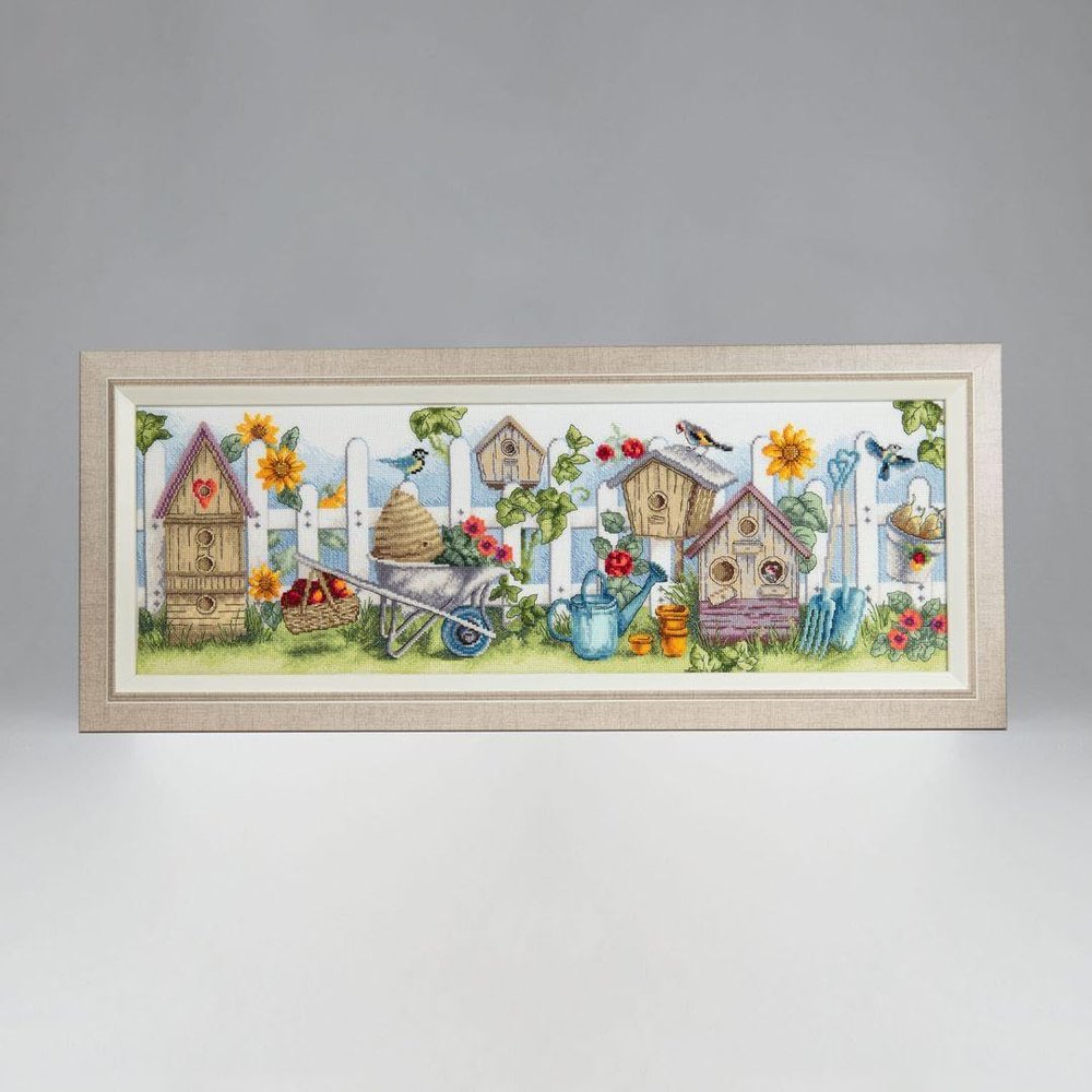 Charivna Mit Cross-Stitch kit M-451C "Bird Yard"