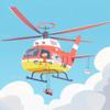 CISDKK Cross Stitch Design,Printed Cross Stitch Kits,Plane Print Kids Nursery Kids Helicopter Print Kids Room Decor Aviation Print,11CT,17.33 * 17.33 inch view 1