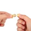 uxcell Layering Necklace Clasp Separator 4Pcs 2 Stands Slide Jewelry Lock Clasp Converter Connector for Layered Bracelet Necklace Making, Gold view 3