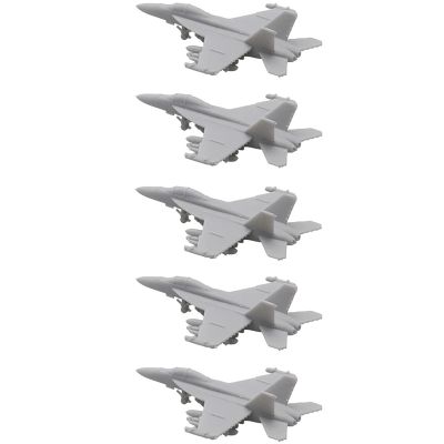 5PCS 1/2000-1/350 DIY Model EA-18G Growlers Fighting Plane Uncolored Resin Model Electronic Warfare Aircraft for DIY Hobbys Military Model(1/350 (52mm))
