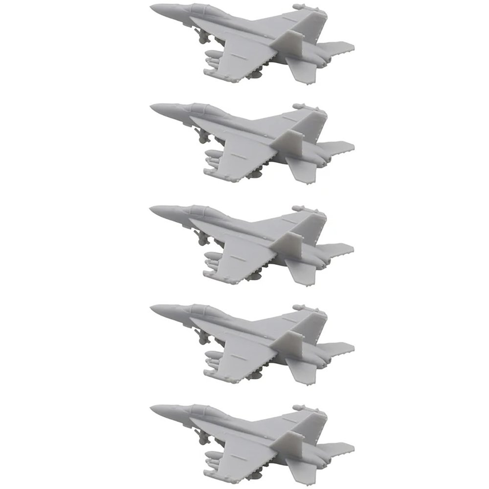 5PCS 1/2000-1/350 DIY Model EA-18G Growlers Fighting Plane Uncolored Resin Model Electronic Warfare Aircraft for DIY Hobbys Military Model(1/350 (52mm))