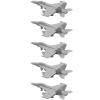 5PCS 1/2000-1/350 DIY Model EA-18G Growlers Fighting Plane Uncolored Resin Model Electronic Warfare Aircraft for DIY Hobbys Military Model(1/350 (52mm)) view 1