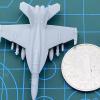 5PCS 1/2000-1/350 DIY Model EA-18G Growlers Fighting Plane Uncolored Resin Model Electronic Warfare Aircraft for DIY Hobbys Military Model(1/350 (52mm)) view 3