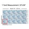 Blue Octopus Fabric by The Yard Watercolor Cartoon Wild Sealife No Stretch Sewing Fabric Seaweed Plants Ocean Themed Soft Flannel Polyester Fabric for Quilting Handmade Artwork 3 Yard Bolt,108"x59" view 2