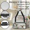 Uorisanigo Sewing Machine Carrying Case Pattern Universal Tote Bag with Soft Cushion and Front Pocket Compatible with Most Standara Sewing Machine and Accessories for Beginners Green Hummingbird view 4