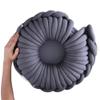 250g Hand Woven Blanket Cord Core Cord Cloth Strip Coarse Wool DIY Blanket Material Machine Washable Bulky Yarn Wool Yarn(Black) view 2
