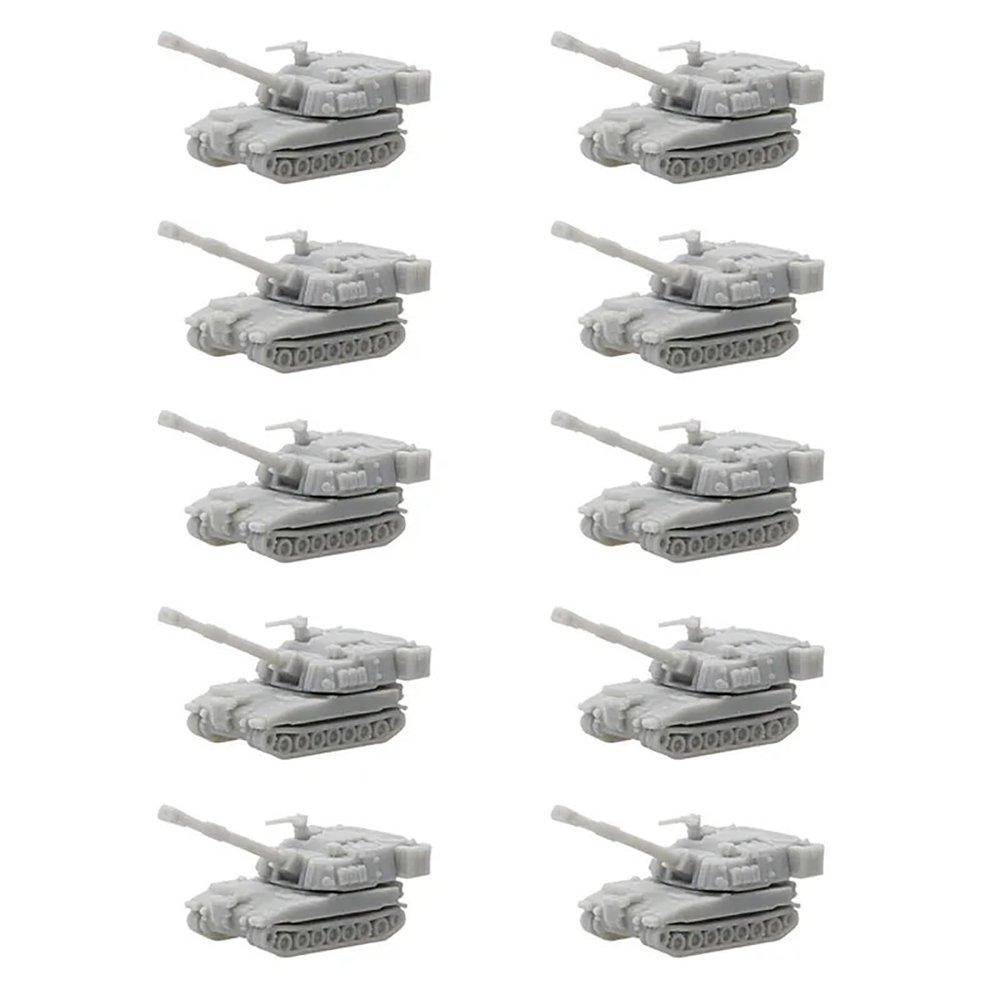 10PCS M109A6 Self-propelled Howitzer DIY Model 3D Printing Resin Tank 1/700 1/350 Scale Model Military Model for DIY Hobby Collection(1/350(2.63CM))