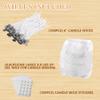 8.8 Lb Transparent Jelly Candle Wax for Making, DIY Gel Wax Making Kit with 100 Pcs Wicks and 100 Pcs Wick Stickers view 2