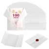 Set Vellum Inches 5 Paper, Translucent Jackets Invitations, Vellum Wedding Party 7 X 7 5 Birthday For For Folded Set, For Pre Jackets 5 Wraps Pack Waiting 100-Invitations view 1