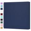 Scrapbook Album 12x12 Inches 100 Pages Hardcover Kraft Paper Photo Album Scrap Book Memory Book Blank DIY Scrapbook Albums for Boyfriend Wedding Baby Travel Anniversary Family, Blue view 1