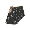 DRTGEDS Bumble Bees Classic Triangular Design Portable Leather Pencil Case With Large Storage Capacity Pencil Pouch view 3
