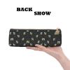 DRTGEDS Bumble Bees Classic Triangular Design Portable Leather Pencil Case With Large Storage Capacity Pencil Pouch view 4