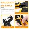 Knoweasy Grommet Tool Set: 3/8 Inch Handheld Grommet Plier with Interchangeable 1/4 Inch Die, 10mm and 6mm Punch Eyelet Tool for Fabric, Tarps, and Leather view 4