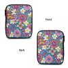 Vanideaoty Boho Floral Crochet Hook Case with Web Pockets Knitting Needle Organizer - Portable Crochet & Knitting Storage for Hooks, Needles & Supplies view 4