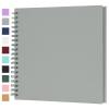 Scrapbook Album 10x10 Inches 40 Pages Hardcover Kraft Paper Photo Album Scrap Book Memory Book Blank DIY Scrapbook Albums for Boyfriend Wedding Baby Travel Anniversary Family, Grey view 1