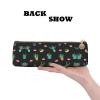 DRTGEDS Cactus.. Classic Triangular Design Portable Leather Pencil Case With Large Storage Capacity Pencil Pouch view 4