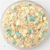 10g(3000pcs) Size 3mm Sequin Flat Round Loose Sequins Paillette for Sewing Wedding Craft, Patches Material(Beige) view 1