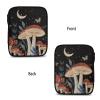 Vanideaoty Moon Mushroom Crochet Hook Case Organizer Easy to Clean Knitting Needle Storage with Web Pockets Crochet Hook Case for Travel Lightweight view 4