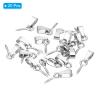 PATIKIL 17x4mm Screw Eye Pins Peg Bail, 20Pcs Small Stainless Steel Cup Pear Eyelet Screw Eye Pins for Jewelry Making Earring DIY Beads Craft, Silver view 3