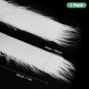 M METERXITY Faux Fur Fabric Precut Strips, 59x4 Inch Plush Faux Fur Fabric Square Fluffy Fuzzy Craft Fur for DIY Crafts/Christmas/Halloween Gnome Beard/Cosplay [White] view 3