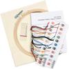 Cross Stitch Kits Counted Kit Cross-Stitching Pattern for Home Decor, 11CT Pre-Printed Fabric Embroidery Crafts Needlepoint Kit Canvas 13.7 x13.7 inches (35x35cm)- Labrador (D) 4 view 2