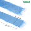 M METERXITY Faux Fur Fabric Precut Strips, 59x4 Inch Plush Faux Fur Fabric Square Fluffy Fuzzy Craft Fur for DIY Crafts/Christmas/Halloween Gnome Beard/Cosplay [Sky Blue] view 3