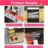 DIY Quilling Tassel Cutting Maker, Electric Paper Quilling Machine, Paper Flower Machine Tassel Depth and Width, Handmade Color Paper (Gold) view 4