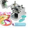 Manual Quilling Fringer Machine, DIY Manual Paper Quilling Machine with Roller Quilting Tools & Paper Quilling Pen, 0.3~4mm Width Adjustable for Flower Making view 1