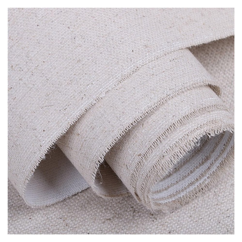 HDNSAUD Blank Canvas Roll Professional Blank Canvas for Painting Layer Acrylic Oil Painting Canvas Linen Blend Primed Art Supplies for Artist 5M One Roll(3Meter Long Width 58cm)