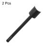 uxcell 2pcs V-Shaped Leather Punch, 20mm, Leather Cutter, Belt End Cutter, Carbon Steel V Shape Punch Tool for Crafting Strap Belt, Wallet and Bag view 3