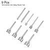 uxcell 9pcs Half-Round Leather Punch, 5mm-40mm, Leather Cutter Arch Curve, Belt End Cutter, Iron Half Circle Punch Tool for Crafting Strap Belt, Wallet and Bag view 3