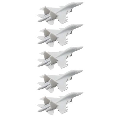 5PCS Su-34 Duckbill Fighter DIY Model 1/2000-1/350 Scale Military Model Fighting Aircraft Battle-Plane with Landing Gear(1/400(58.1mm))