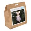 Trimits Needle Felting Craft Kit, Christmas, Includes Roving Wool Needle Stuffing Instructions, Nordic Mouse view 1