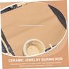 BEBEMOKO 30pcs Ceramic Hanging Rods for Jewelry Making Kiln Tools Durable Oxide Firing Supports for Crafting and Pottery Projects view 3