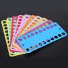 20 Pieces Cross Stitch Thread Organizer Embroidery Plastic Winding Board + 1 Piece Digital Sign view 2