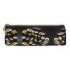 DRTGEDS Japanese Sushi Black Fashion Multifunctional Leather Pencil Case With Large Storage Capacity Pencil Pouch view 2