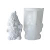 BOGEEL Silicone Mold Gnome Mold 3D Gnome Mold Epoxy Dwarf Plaster Mold for Soap Gnome Resin Molds Christmas Home Decorations view 1