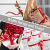 OMAIGAR Red Ribbon 1/2 Inch Width, Solid Satin Ribbons with 50 Yards Length Silk Fabric for Gift Wrapping or Wedding Party Birthday Decoration - Red,1/2 Inch x 50 Yards view 4