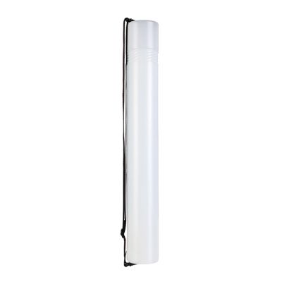 Meiliyizu Telescopic Document Storage Tube, Telescoping Poster Tube Extendable Poster Tube with Strap, Telescoping Art Transport Tube for Document Poster Drawing, White