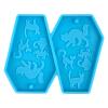 1/6 Pcs Halloween Earring Resin Molds Shaped Earring Mould Resin Molds for Women Girl Jewelry Making view 1