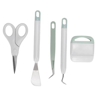 Craft Resin Weeding Tool Set 5pcs DIY Making Accurate Cutting Metal and Plastic Craft Resin Accessories for Scrapbooking, Card Making, and Other Handcrafted Projects