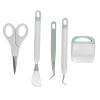 Craft Resin Weeding Tool Set 5pcs DIY Making Accurate Cutting Metal and Plastic Craft Resin Accessories for Scrapbooking, Card Making, and Other Handcrafted Projects view 1