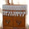 WATDEE Width 8.5cm Tassel Water-Soluble Embroidery Lace Lace Accessories Decorative DIY Materials Clothing Skirt Curtain Accessories 5 Yards(Black) view 4