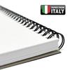 Zieler A4 (8.3" x 11.7") Spiral-Bound Mixed Media Paper Pad, 250gsm, 20 Sheets view 2