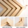Queenbox 29.5x35.4in Solid Wood Canvas Frame Kit, Unfinished Wooden Stretcher Bars for Prints Posters Oil Painting view 4