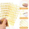 ANCIRS Gold Glitter Number Stickers Set (0-9) - 4 Sheets, 320pcs Small Self-Adhesive Sparkle Numbers for DIY Arts, Craft, Greeting Cards, Gift, Scrapbooks Decoration view 3
