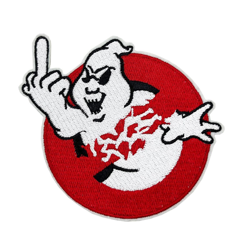 4'' Large Ghost Halloween Costume Embroidered iron on Patch