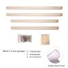 Queenbox 47.2x19.7in Solid Wood Canvas Frame Kit, Unfinished Wooden Stretcher Bars for Prints Posters Oil Painting view 4