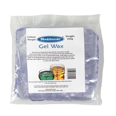 Mould Master Mouldmaster 250 g Candle Making Gel Wax, 250g, Purple